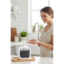 Twin Store Dispenser Sabunluk – Şeffaf Gövde, Tasarım | Sıvı Sabun, Şampuan, Losyo