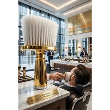 Twin Store Gold Serisi - Karbon Gövde Samur Kılı Profesyonel Berber Boyun Fırçası 720278