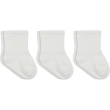 Twin Store 3lü Penye Soket Çorap 10132 Ekru