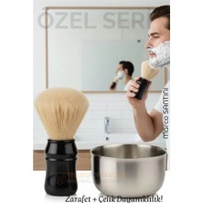 Twin Store Klasik Tıraş Seti – Ahşap Saplı & 304 Paslanmaz Çelik Tıraş Tası 722292