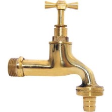 Twin Store Sarı Rekorlu 1/2 Bahçe Musluk