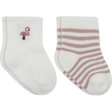 Twin Store Penye Soket Çorap 2li 10139 Ekru Lila