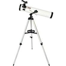 Özgürce Yüksek Kaliteli Profesyonel Aynalı Uzay Teleskopu Beyaz Renk