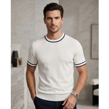 Luxetique Sıfır Yaka Erkek T-Shirt
