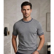 Luxetique Sıfır Yaka Erkek T-Shirt