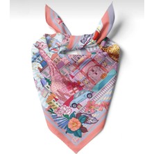618 Concept 55X55 Renkli Cıty Bandana/ Fular