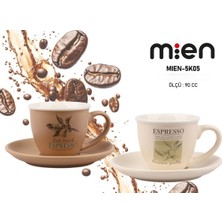 MİEN Mien Art 2li Espresso Fincan Takımı
