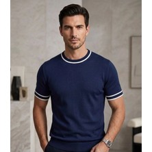 Luxetique Sıfır Yaka Erkek T-Shirt