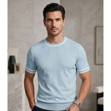 Luxetique Sıfır Yaka Erkek T-Shirt