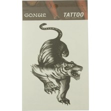 Bijuteri Net Kaplan Tattoo Dövme Sticker