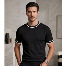 Luxetique Sıfır Yaka Erkek T-Shirt