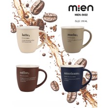 MİEN Mien Lory Porselen Mottolu Kupa 370ML 1 Adet