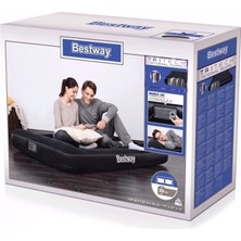 Keskin Sound Bestway 191X137X30CM Dahili Pompalı Şişme Yatak