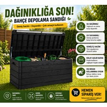 Csb Store Bahçe Depolama Kutusu Plastik Dış Mekan Çok Amaçlı Saklama Sandığı