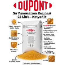Sulook Dowex Su Yumuşatma Reçinesi 25 Litre – Orijinal İyon Değişim Kireç Önleyici / İtalyan Katyonik