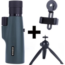 Özgürce Hd Teleskop Tripod Telefon Tutuculu 10-30X50 Monoküler Kamp ve Doğa Izleme