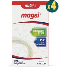 Nbt Life Magsi P5P Vitamin B6 90 Kapsül 4 Adet