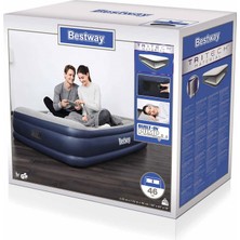 Keskin Sound Bestway Şişme Yatak Çift Kişilik Kendinden Pompalı
