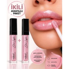 Homm Bitkisel Homm Life Shine Lipgloss 2005 2'li Açık Pembe (Pink) Parlatıcı Ruj +10 ml