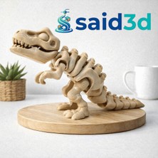 3D Baskı Hareketli T‑rex Dinozor Figürü – Koleksiyonluk Oyuncak Mode