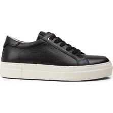 Deery Kadın Hakiki Deri Siyah Sneaker Ayakkabı - R2571ZSYHC01