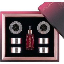 Roseaura Kolajen Yüz Maskesi Seti: Sıkılaştırıcı ve Esneklik Sağlayan Serum + Maske - 6 Kullanımlık