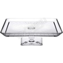 Paşabahçe Ayaklı Kare Servis Tabağı (68683+68849)