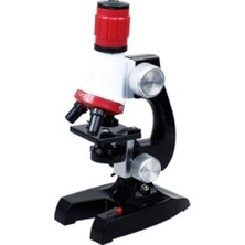 Özgürce Çocuklar Için Eğitici Biyolojik Mikroskop Seti, LED Işıklı, 100X-1200X