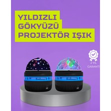 İntora Usb’li Yıldız Projektör Lamba – Döner Galaxy Işık Şovu, Çocuk Yetişkin Uyku Lambası