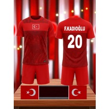 Bite Nose Türkiye F.kadıoğlu 20 Numara Çocuk 2026/28 Milli Takım Forma T-Shirt Özel Tasarım Yeni Sezon