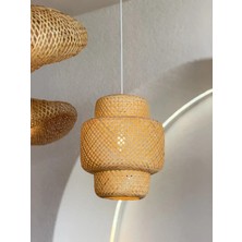 Maison Avf Vira Rattan Bambu Avize - 30 cm