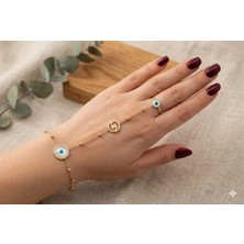 Tılsım Accesories Çelik Şahmeran Yüzüklü Gold
