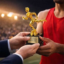 Best Hediye Koşucu Ödül Kupası Altın - Yazı Dahil
