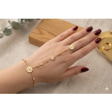 Tılsım Accesories Çelik Şahmeran Yüzüklü Gold