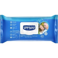 5 Adet Canped Vucut Temizleme Havlusu 48'li