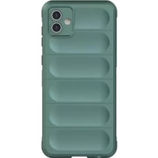 İntora Galaxy A06 Kılıf Optimum Silikon - Koyu Yeşil