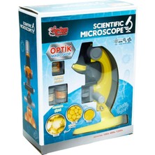 Özgürce Detaylı Vardem Mikroskop, Işıklı, Sarı, 1013A1, Yüksek Kalite