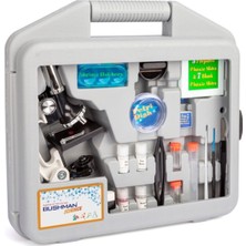 Özgürce 1200X Taşıma Çantalı Junior Mikroskop, Öğrenme ve Keşif Seti