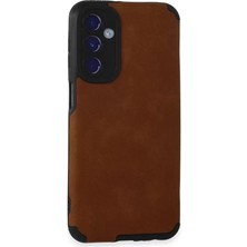 İntora Galaxy M34 5g Kılıf Loop Deri Silikon - Kahverengi