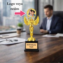 Best Hediye Kanatlı Melek Ödül Kupası Altın- Yazı Dahil