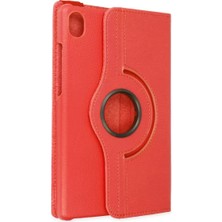 İntora Tab M8 Kılıf 360 Tablet Deri Kılıf - Kırmızı
