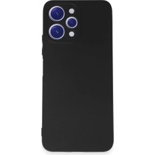 İntora Redmi 12 Kılıf First Silikon - Siyah