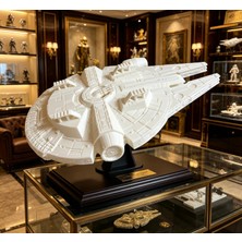 Major Hobi Star Wars Millennium Falcon 3D Yazıcı Baskı Dekoratif Figür - Millennium Falcon Duvar ve Masa Dekoru