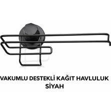 Onno Vakumlu Destekli Kağıt Havluluk Siyah