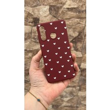 Vip Case Huawei P30 Lite Uyumlu Beyaz Kalp Desenli Silikon Darbe Emici Klasik Korumalı Rubber Kılıf