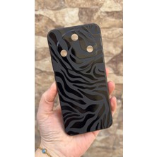 Vip Case Honor Magic 8 Lite Uyumlu Zebra Desenli Silikon Darbe Emici Klasik Korumalı Rubber Kılıf