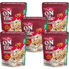 Yayla Onlife Kuru Meyveli Fındıklı Müsli 350 G X5