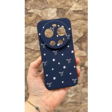 Vip Case Mi 17 Ultra Uyumlu Mini Fiyonk Desenli Silikon Darbe Emici Klasik Korumalı Rubber Kılıf