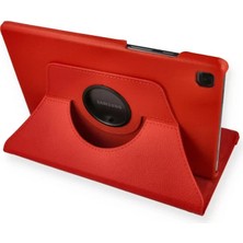 İntora Galaxy T500 Tab A7 10.4 Kılıf 360 Tablet Deri Kılıf - Kırmızı