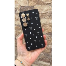 Vip Case Samsung Galaxy S26 Ultra Uyumlu Mini Fiyonk Desenli Silikon Darbe Emici Klasik Korumalı Rubber Kılıf